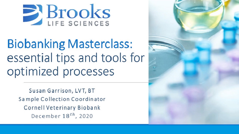 188宝金博网站Biobanking MasterClass：优化流程的必要技巧和工具