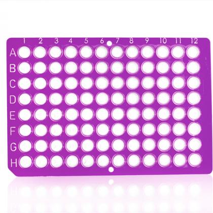 4ti-0720 | FrameStar®96井非裙板PCR板，低剖面|前部