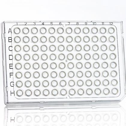4TI-0950 / C |FRAMESTAR®96良好的半裙子PCR板，Roche风格|正面