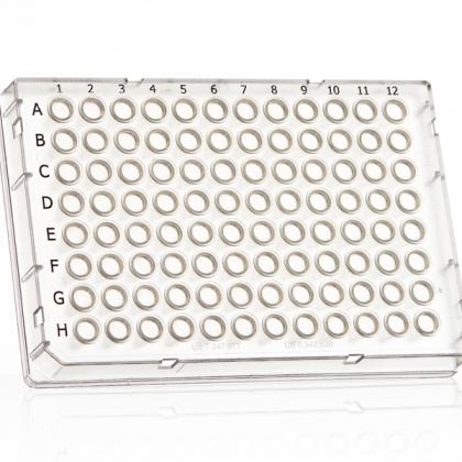 4ti-0970 | FrameStar®96 Well - Skirted Optical Bottom PCR Plate | Front
