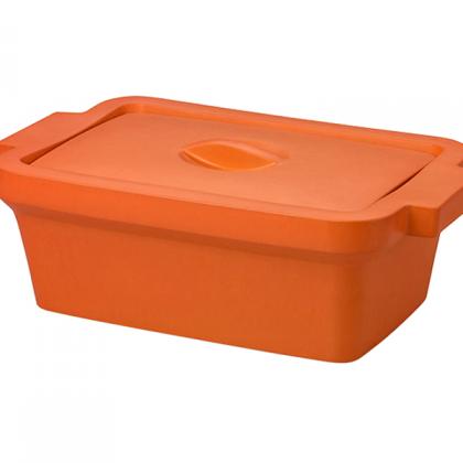 bcs -117或|带盖子的冰盘，Midi 4l，橙色