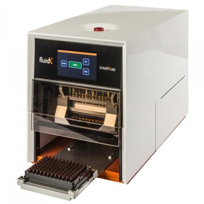 46-8012 | IntelliXcap Automated Screw Cap Decapper/Recapper 96-format | With Decapped Racked Tubes