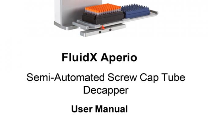 FluidX Aperio™ Manual Request