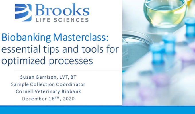 188宝金博网站Biobanking MasterClass：优化流程的必要技巧和工具