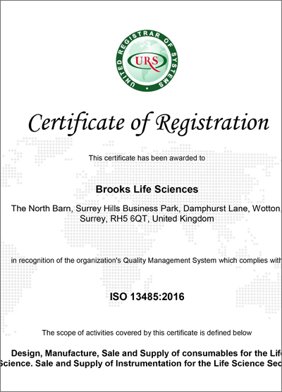 4 .通过ISO 13485:2016认证