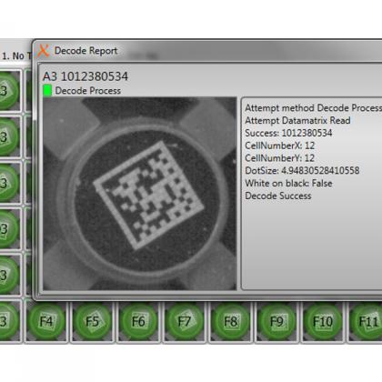 20-3503 |FluidX Intellicode™解码软件|具有特定解码细节的选定管窗