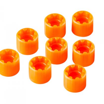 68-53100-Z6N | FluidX外螺纹螺纹帽，橙色|组