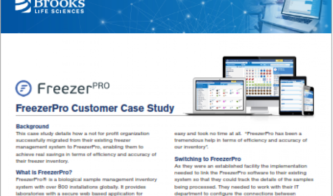 FreezerPro客户案例研究