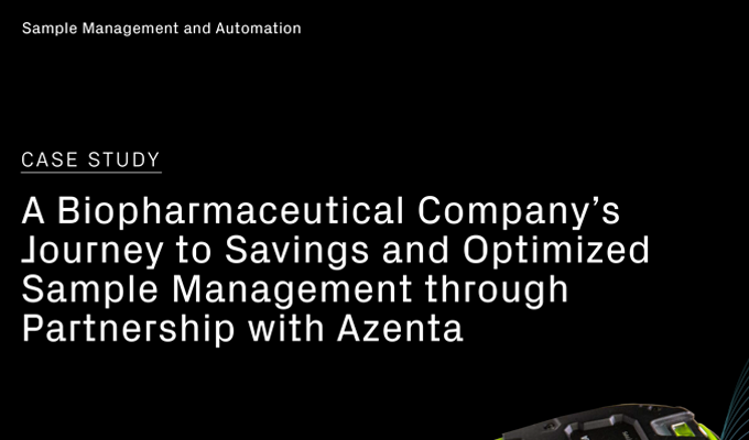 生物制药公司的储蓄之旅nd Optimized Sample Management through Partnership with Azenta